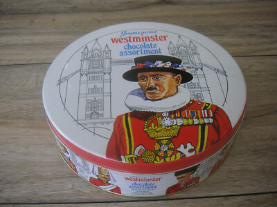 Jamesons Westminster Toffe Pralinenmischung Blechdose Dose Vintage Chocolate    