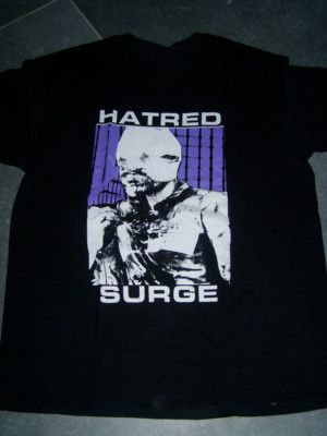 HATRED SURGE T-Shirt Short Sleeve Black Cotton Unisex All Size S to 2345XL AH140