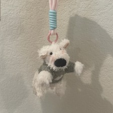 Puppy Plush Keychain Bag Charms - West Highland White Terrier