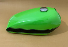 Suzuki TS250 TS 250 1971-76 Green Painted Steel Fuel Petrol Gas Tank +Cap