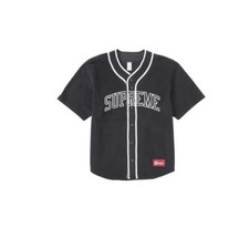 Supreme Polartec Baseball Jersey Black Size: S