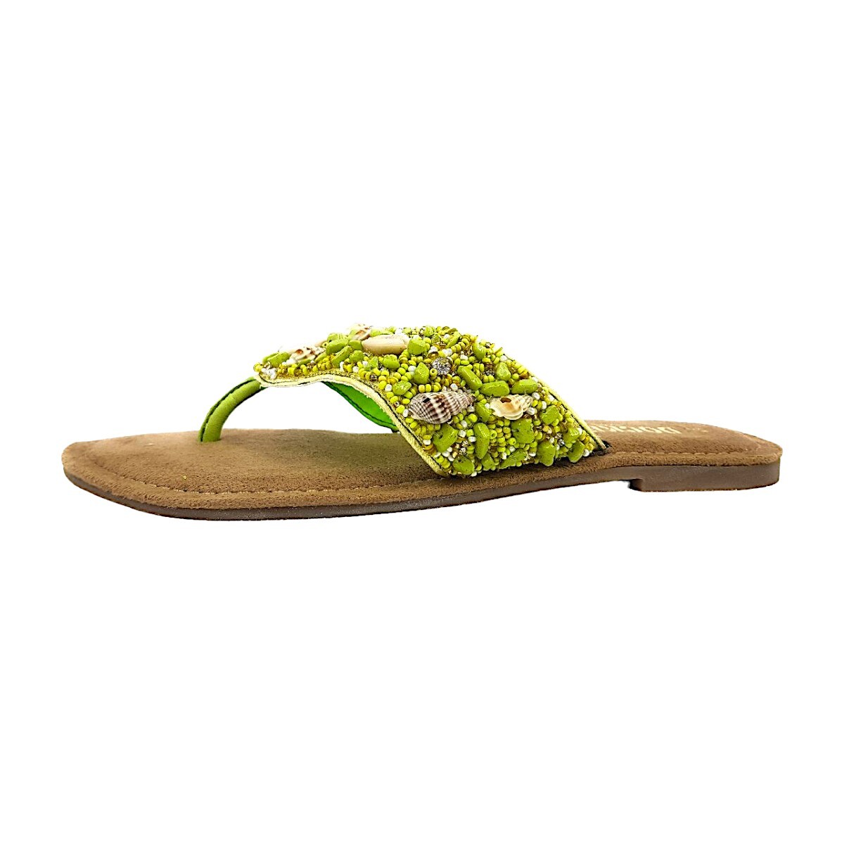 Dockers by Gerli Damenschuhe Pantoletten Dianetten Pantolette Grn Freizeit 9790₽
