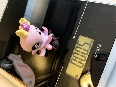 Figurine LPS (Littlest Pet Shop) Hasbro N°862 - Pieuvre Violette Avec Accessoire, Très Bon état