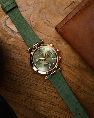 Claude Bernard by Edox - Dress Code Chronograph 10251 37RCV VIR Damenuhr Grün