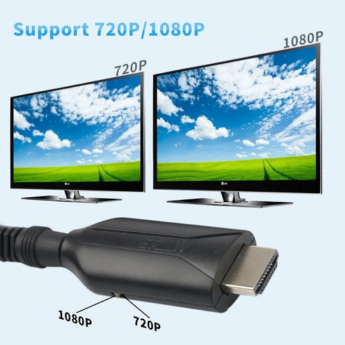 SCART To HDMI Converter Audio Video Adapter For HDTV Sky Box STB Plug HD TV DVD - Picture 6 of 14