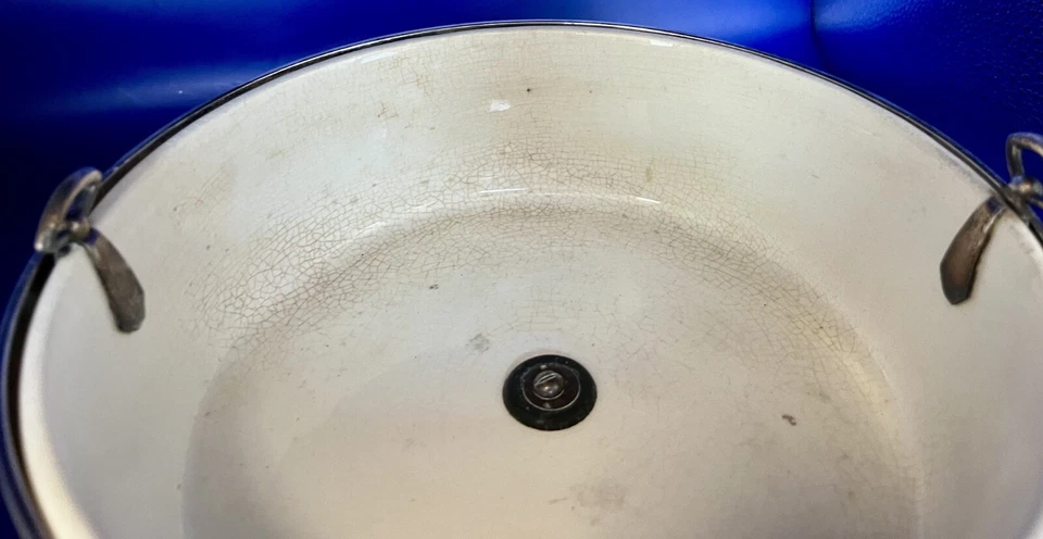 Cuenco de plata Meriden de la época victoriana con inserto de porcelana Foto 4 de 4