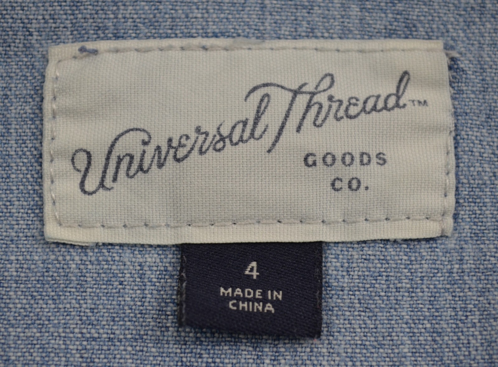 Universal Thread Lightweight Denim Long Sleeve Ro… - image 15