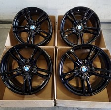 18 Bmw 435i 440i 428i 328i 325i 340i Wheels Rims Factory Oem 400m Gloss Black