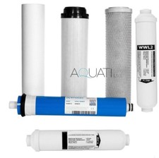 Aquati Complete 6 Stage RO Drinking Water System Pre Filters & Post Replacement