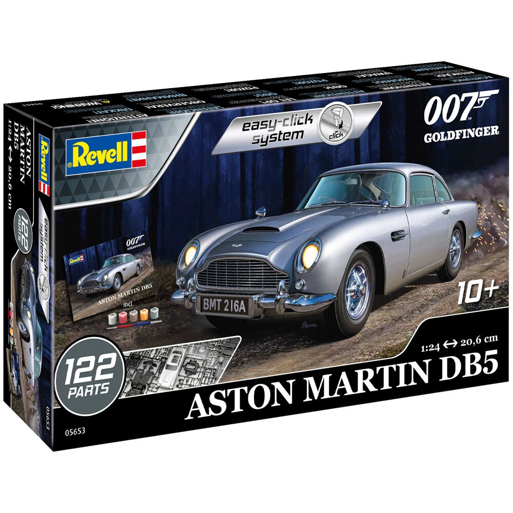 Revell 1/24 James Bond 007 Aston Martin DB5 Model Kit Goldfinger