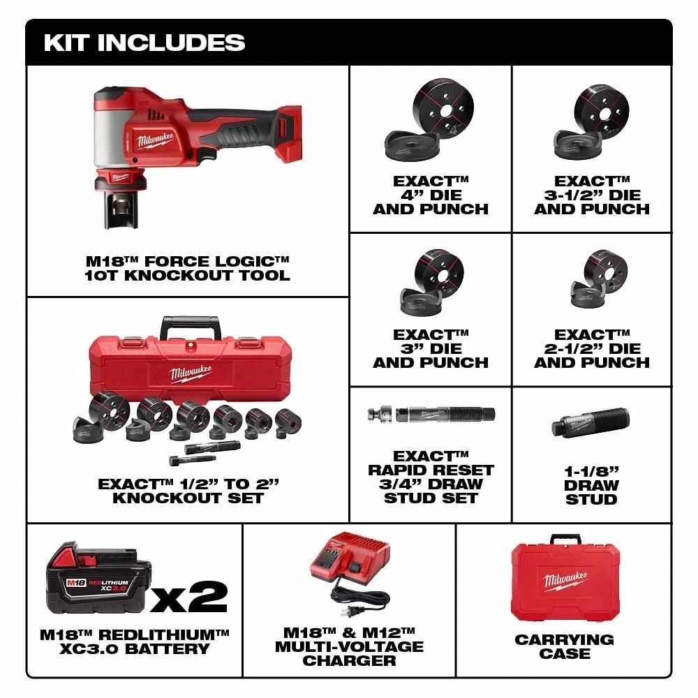 Cordless knockout online tool