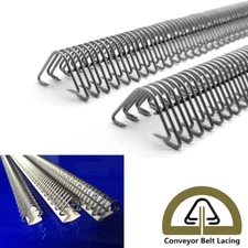 12PCS Wire Hook Fastener 300mm Wide for Belt 1.6-7.9mm Clipper Lacing Baler Belt