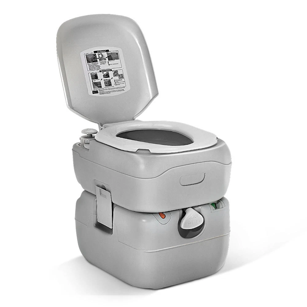 New 22L PORTABLE OUTDOOR CAMPING TOILET Camp Camper Seat Porta