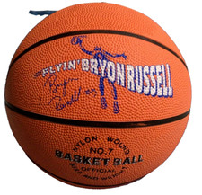 Flyin Bryon Russell Basketball No 7 Ball Lakers Jazz Nuggets Leaks Vtg Rare 890A