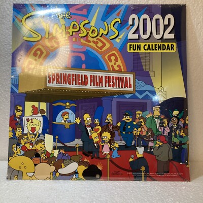 The Simsons - Kalendar 2002 -Fun Calendar auf Englisch top als Geschenk (21)