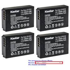 Kastar Replacement Battery Pack for Canon LP-E12 LC-E12 Canon PowerShot SX70 HS