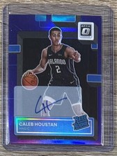 2022-23 Donruss Optic #229 Caleb Houstan Rated Rookies Signatures Purple AUTO