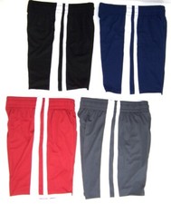 Tek Gear Boy's Basketball Shorts NWT S 8 or M 10/12  Black Red or  Gray