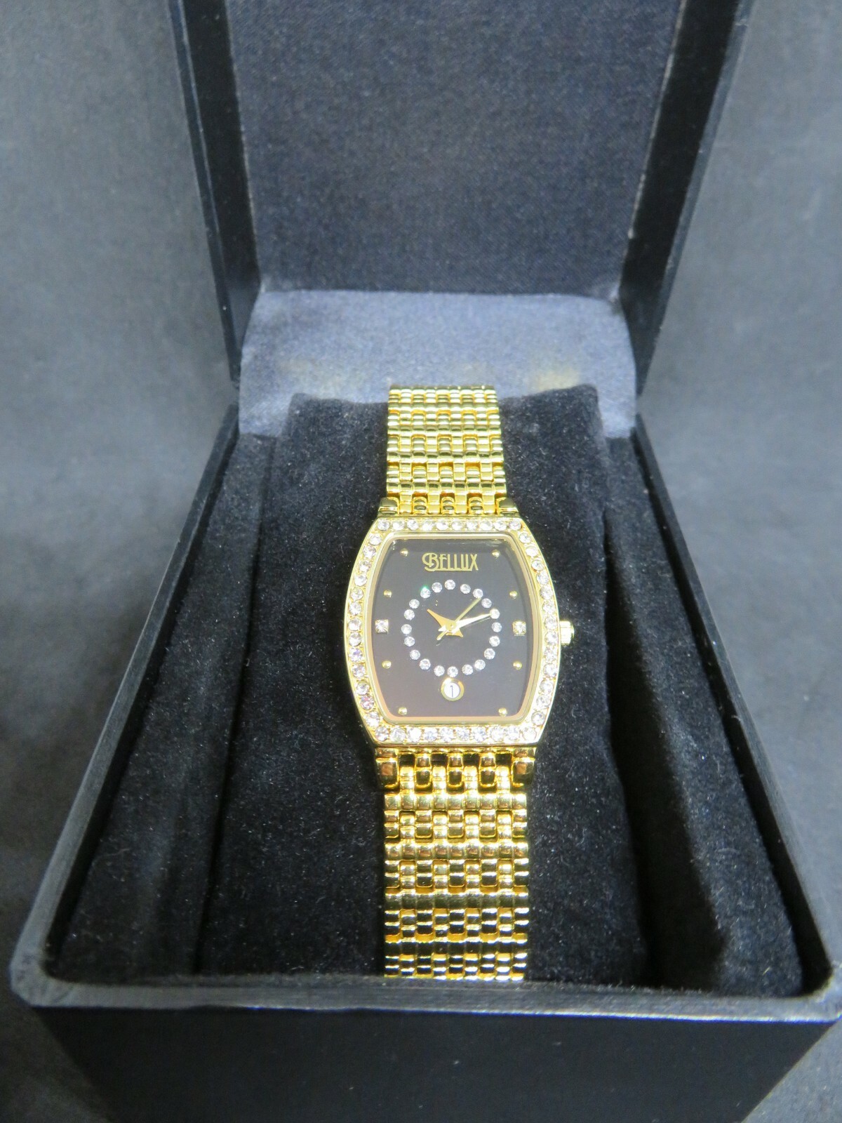 Montre Femme Bellux Versailles en Or 23K Cadeau Idéal d'Anniversaire