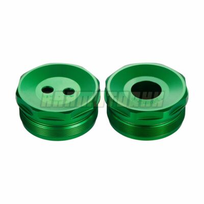 Preload Fork Caps Bolts Covers Adjuster For Kawasaki ZX-6R ZX6R