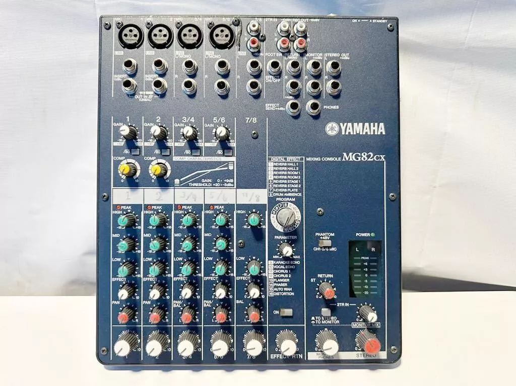 Yamaha MG82CX Mixing Console Analog Mixer Digital Effect | eBay