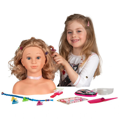 Prinzessin Coralie Make-up & Styling Kopf Friseur Spielzeug Emma Puppe Spielen