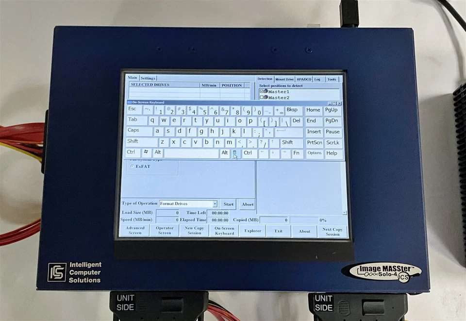ICS Image Masster IM Solo-4 IT Expandable Forensic Duplicator w/ Power Supply - Image 2 of 4