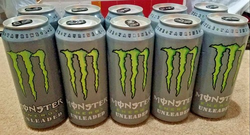 Monster Energy Unleaded Discontinued Very Rare Full Can Monster Energy Drink