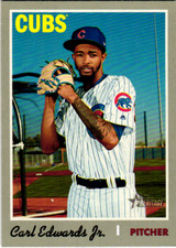 2019 Topps Heritage Carl Edwards Jr. #318 Chicago Cubs Baseball Card