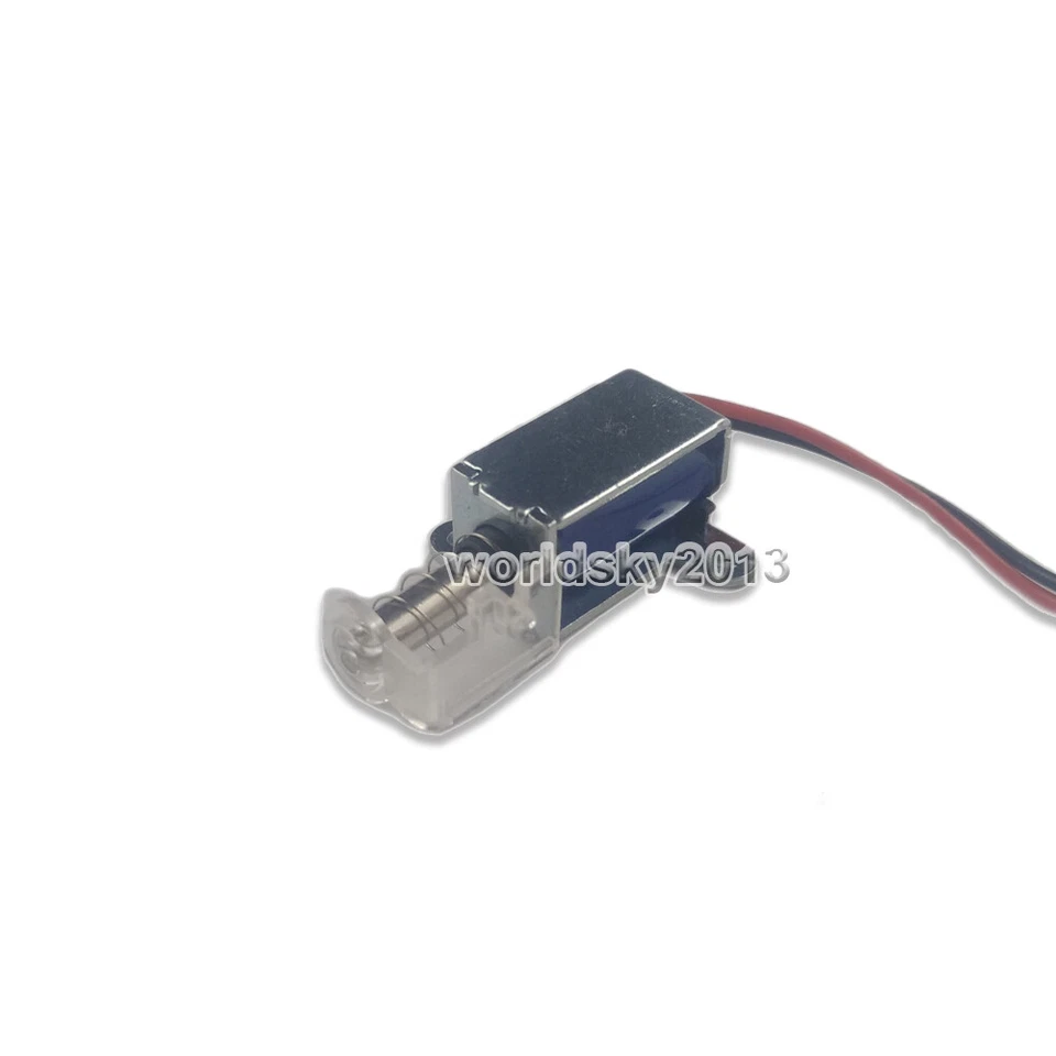 1pcs DC6-12V Micro Push Pull Type DC Electromagnet Solenoid Magnet Plug 85Ohm - Image 2 of 4