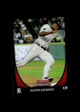 2011 Bowman Chrome Refractors #94 Austin Jackson Detroit Tigers