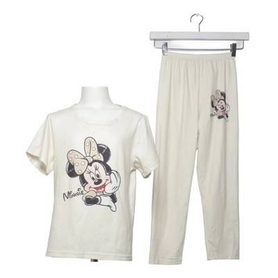 Pyjama, Größe: 150, Elasthan/Polyester, Beige/Mehrfarbig, Print #E3B