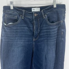 BKE Women's Blue Denim Jeans Pants Dark Wash PARKER High Rise Skinny Size 30