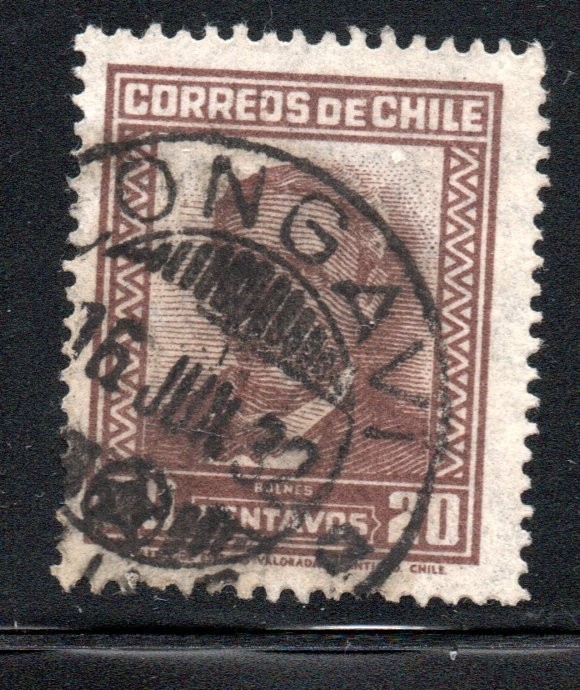 CHILE, stamp 20CTS,  MATASELLOS DE LONGAVÍ   RRR   #NUE46