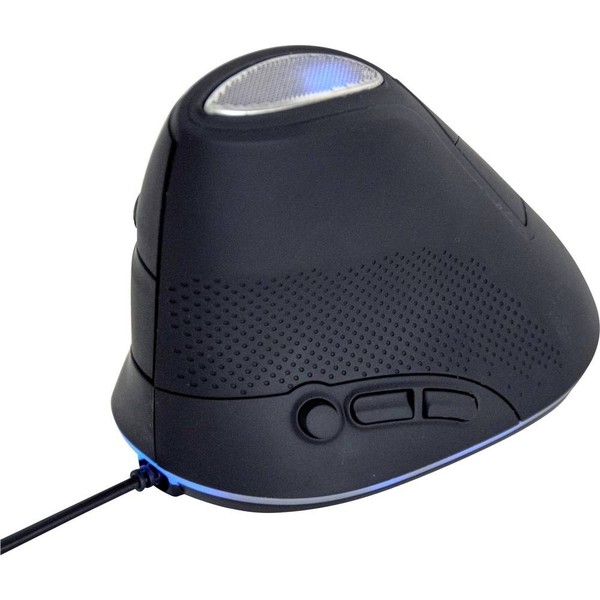 Gembird MUS-ERGO-03 Ergonomische Maus Kabelgebunden Optisch Grau 6 Tasten 800-image