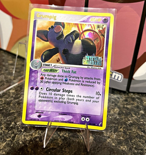 Grumpig 20/100 EX Crystal Guardians Rare Reverse Holo Eng Stage 1 80HP
