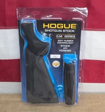 Hogue Over Molded Shotgun Stock/Forend Kit For Remington 870 12GA, Black - 08712