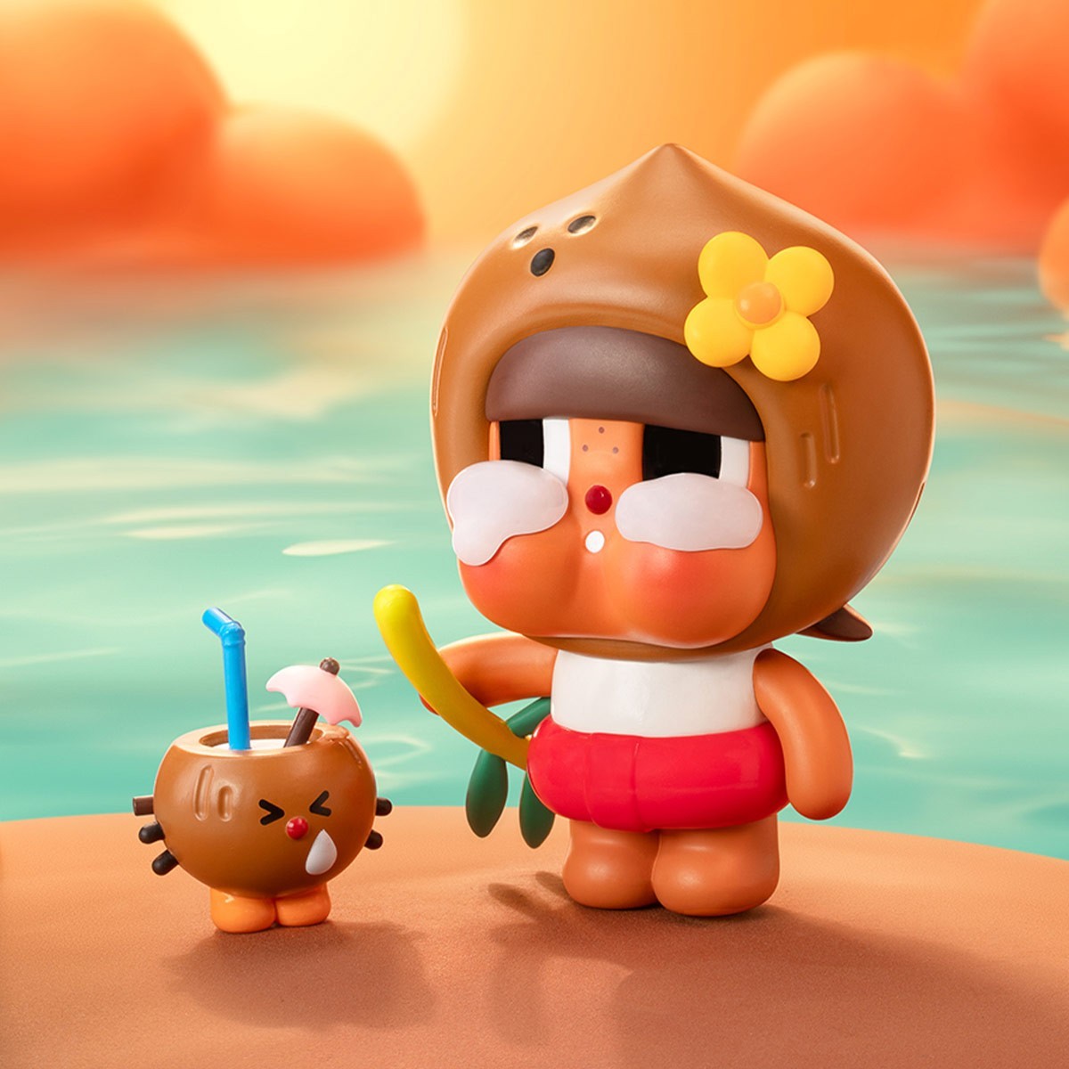 Crybaby Coconut フィギュア セット Crybaby Coconut Confirmed Figure Blind Box Collection Cute
