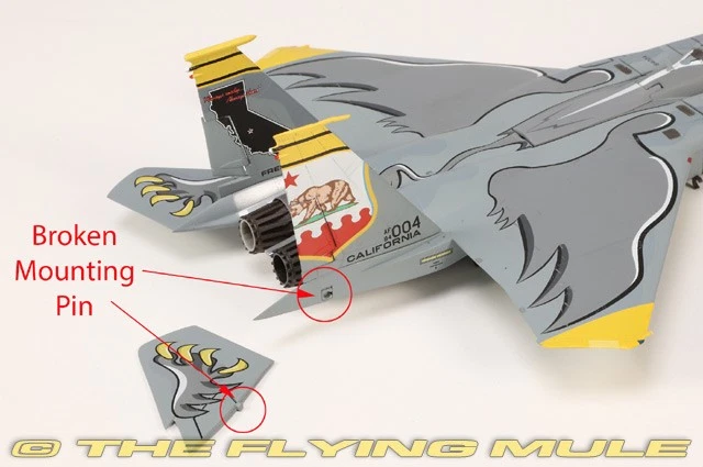JCW-72-F15-013 JC Wings 1:72 F-15C Eagle, 194th FS *DEFECTIVE* See Description - Image 3 of 4