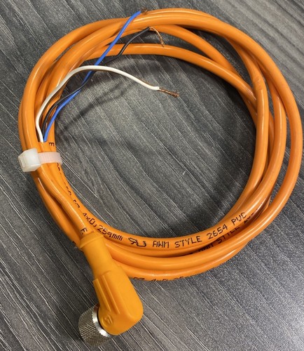 E42256 STL07 4X0 25mm AWM Style 2654 PVC  300V 90-Degree Connector 6-Ft Length