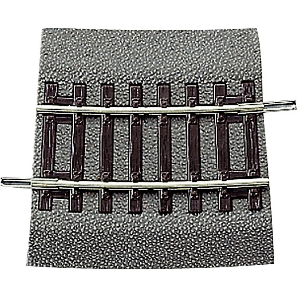 Rails courbes H0 Rocoline avec ballast Roco 42509 7.5° 419.6mm x6