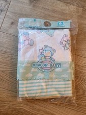 Beacon Baby Receiving Blankets 30x40 Made In USA 100% Cotton Bear Stripes