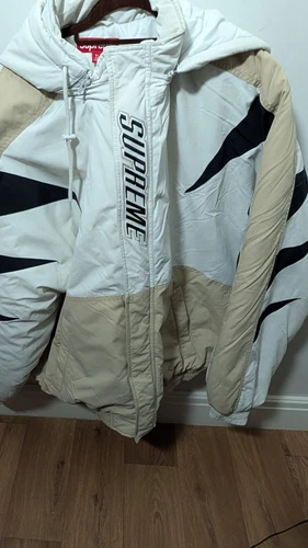 Supreme Wildcats Sideline Tampone Taglia XL Bianco Beige Nero Grigio