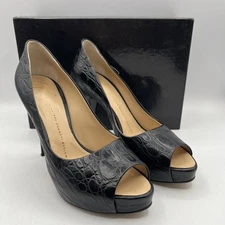 Giuseppe Zanotti Black Leather Heels Women’s Size 38 EU - A120316