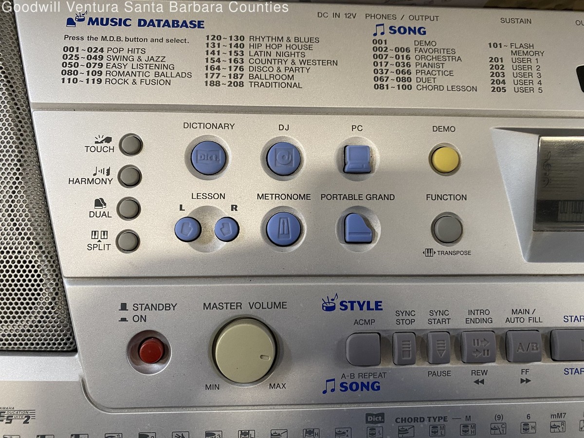 Yamaha PSR-290 61-Key Electronic Keyboard | eBay