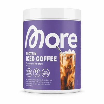 More Protein Iced Coffee - Caramel Cold Brew - 300 g - MHD 30.11.2027