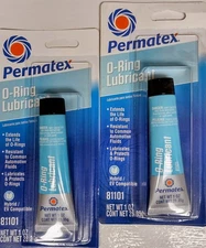 2-1 oz. Tubes Permatex 81101 O-Ring Lubricant Lubricates&Extends Life of O-Rings