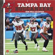 TAMPA BAY BUCCANEERS - 2026 WALL CALENDAR - BRAND NEW - LICENSED 11928