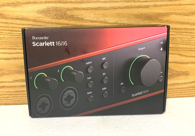 Focusrite Scarlett 16i16 USB-C Audio/MIDI Interface (4th Gen)  **OPEN BOX**