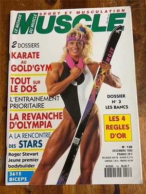LE MONDE DU MUSCLE bodybuilding ANJA SCHREINER/Jean Claude Van Damme 12-93 (Fr)